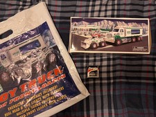 Hess 2008 Toy Truck and Front Loader - NIB- original batteries and bag included