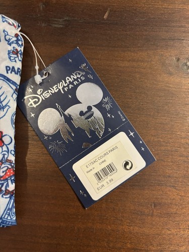 Bolso de Mano de Compras Reutilizable Disney PARÍS Nuevo - Imagen 3 de 8