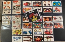 DISGUSTING DISGUISES 1967 Full 24 Mask Set + 11 Stickers + Wrapper Topps
