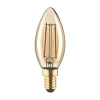 Ligthme Led Filament C35 Kerze 2,5W = 19W E14 Gold 180Lm Extra Warmweiß 1800K