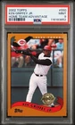 2002 Topps #550 Ken Griffey Jr. HTA PSA 9 MINT Reds HOF Home Team Advantage
