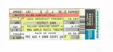Ozzfest 2000 Unused Concert Ticket From August 4, 2000