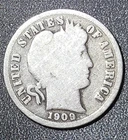 1909 P Barber Dime