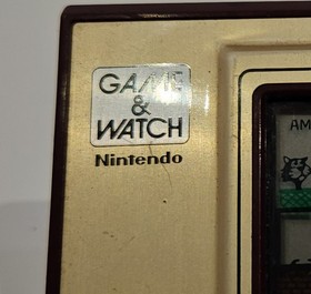 Nintendo Game & Watch Chef Vintage 1983 Clock