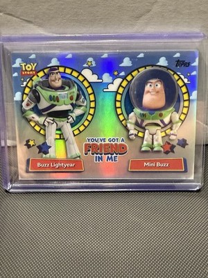Topps Toy Story Buzz Lightyear & Mini Buzz You've Got a Friend in Me Card