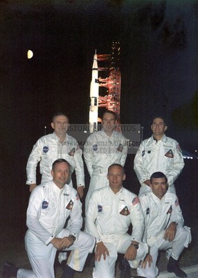APOLLO 8 ASTRONAUTS CREW PORTRAIT LUNAR MISSION 1968 5X7 PHOTO