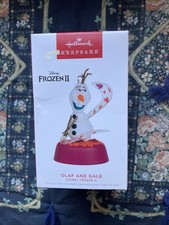 Olaf and Gale Disney Frozen II 2019 Hallmark ornament w/ magic sound