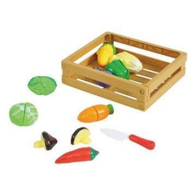 PlayGo groente houten kist 11 stuks