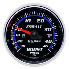 Autometer 6108 Cobalt Vacuumboost Gauge 2-116 30 Hg-45 Psi Mechanical Autometer 6108 Cobalt Vacuumboost Gauge 2-116 30 Hg-45 Psi Mechanical