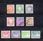 BOLIVIA _ 1944 'REVOLUTION' SET of 10 _ MH-USED ____(948)