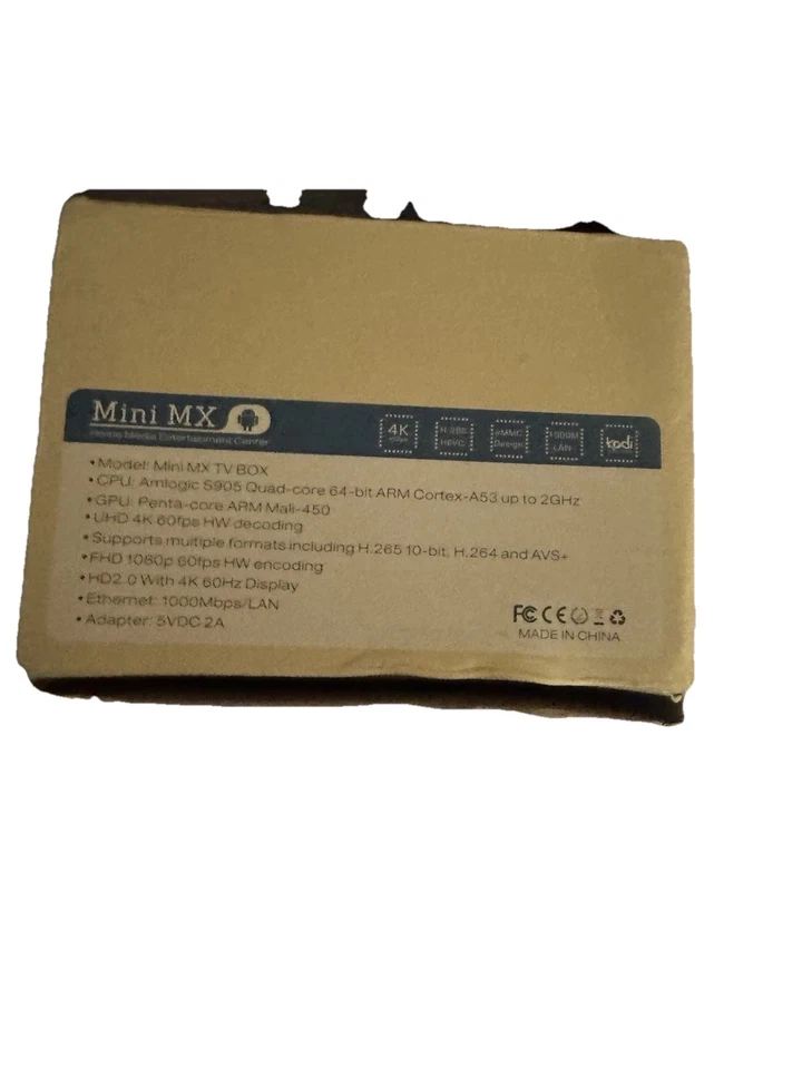 Beelink Mini Mx Tv Box Android 5.1 Amlogic S905 quad core HDMI 2.0 Bluetooth - Image 4 of 4