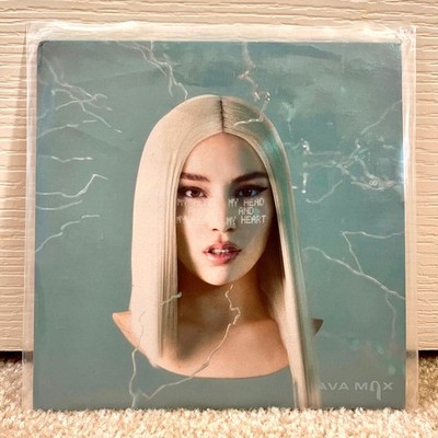 Ava Max - My Head & My Heart - UO LE Blue & Orange Splatter 7'' Vinyl Record LP