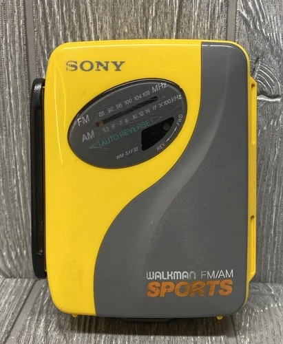 Vintage Sony Walkman Sports WM-SFX30 Cassette player- Tested And Working