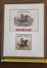 PONY EXPRESS BRAND FRAMED CIGAR BOX TOP — photo 3