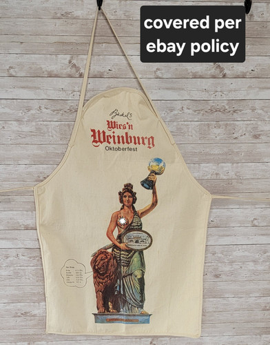 Vintage Lady Bavaria Apron Brickel's Wies'n Weinburg Oktoberfest Germany Rare