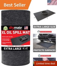 XL Charcoal Oil Spill Mat - Waterproof, Reusable, Absorbent
