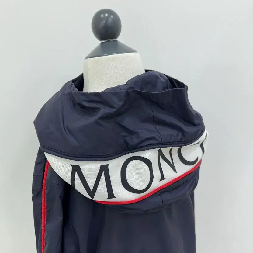 Moncler Kids Windbreaker Jacket for 8 Years, Navy Blue thumbnail 2