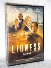 Lioness: Season 2 DVD, 2025, 2-Disc NEW Zoe Saldana Dave Annable action crime