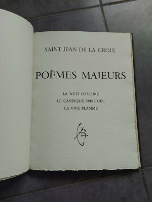 Große Gedichte Saint Jean De La Croix ex Nr. 4 mit 20 Lithographien von Chapuis
