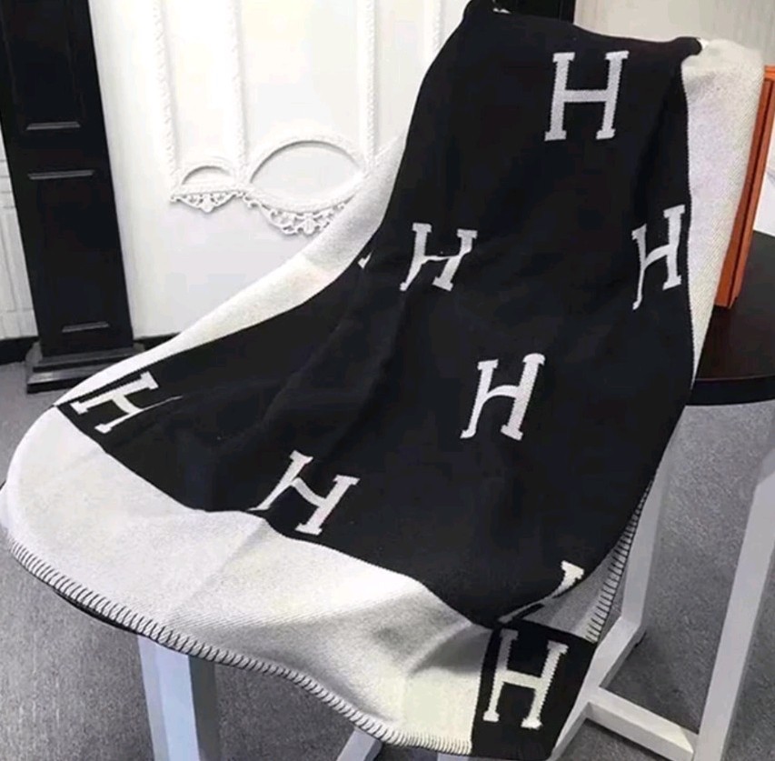 Lettera H Avalon Pile Herme Lana Cashmere Nordic tiro coperta coperta coperta piumone Tappeto di sofà 4eea4f Lettera H Avalon Pile Herme Lana Cashmere Nordic tiro coperta coperta coperta piumone Tappeto di sofà 4eea4f