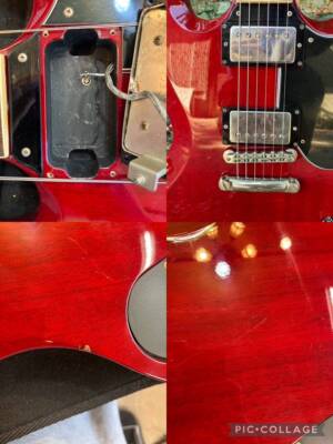 Electric Guitar Greco SS63-60 SG Type Red 1988 O-cut Logo | eBay