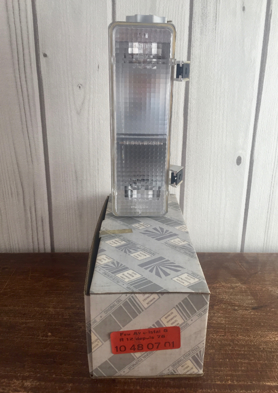 Feu clignotant gauche blanc complet Seima 10480 pour système éclairage avant Renault R12