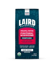 Peruvian Dark Roast Coffee with Functional Mushrooms, Certified Organic Peruvian