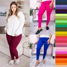 High Waist Buttery Soft Long Leggings w/ Comfortable Yoga Waistband Many Colors