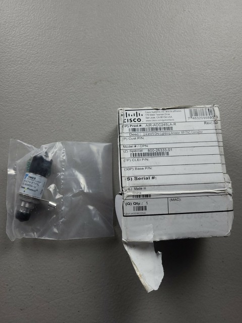 2.4 and 5ghz lightning wireless arrestor rp-tnc connector (Air-acc245La-r) (746320958903)