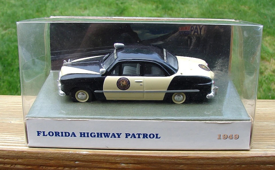 White Rose 1949 Ford Florida Highway Patrol 1/43 Diecast Model NIB - Image 2 of 4