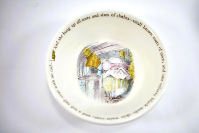 Wedgwood Mrs. Tiggy-Winkle 3-Piece Nursery Set - Bowl, Plate, Mug