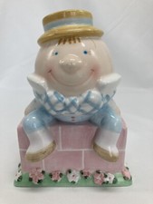 Vintage House Of Hatten Humpty Dumpty Bank Ceramic By Arlene Noel 6  See Below