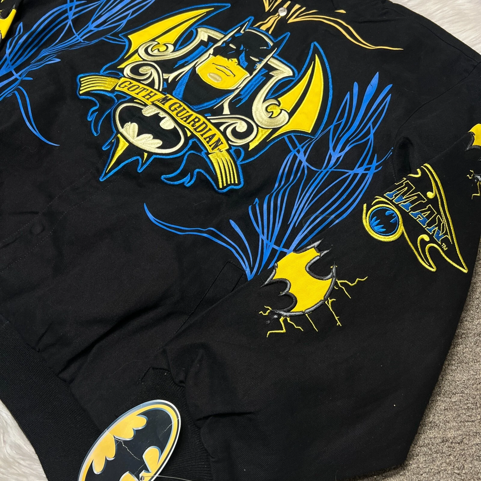 VINTAGE BATMAN GOTHAM GUARDIAN JACKET DC COMICS