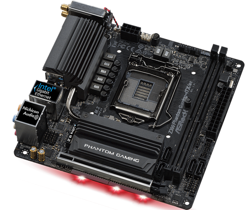 Placa madre ASRock Z390 Phantom Gaming-ITX/ac Intel Z390 LGA1151 2*DDR4 Mini-ITX - Imagen 3 de 4