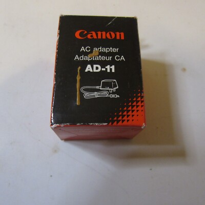OEM  CANON AC ADAPTER AD-11  120V ~ 60Hz out 6v  300mA 5W Black Original BOX NEW