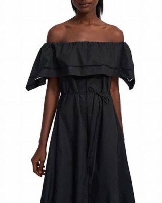 off the shoulder handkerchief dress felwors Scarlet Darkness Women Renaissance Costume Dress Off Shoulder Bell Sleeve Handkerchief Dress Coffee, L