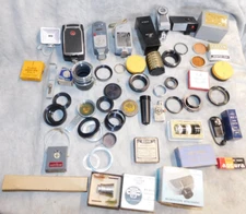 Vintage Camera Accessories Lot Waltz, Topcon, Honeywell, Kodak Gossen