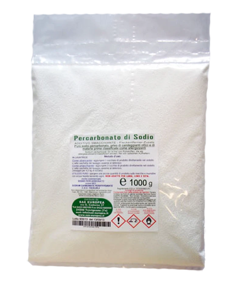 3 kg PERCARBONATO DI SODIO PURO -SBIANCANTE SMACCHIANTE -SPEDIZIONE GRATIS -