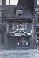 RARE! REVOLUTIONARY WAR - BETSY ROSS HOUSE ( 1ST AMERICAN FLAG ) PHOTO 1913
