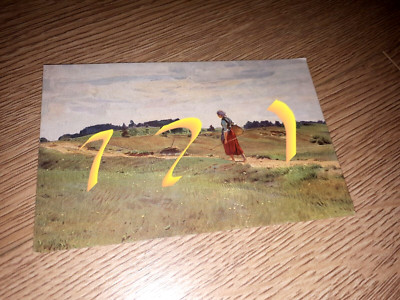 Postkarte Ansichtskarte Kunstkarte Prof. M. Thedy  Einsamer Weg
