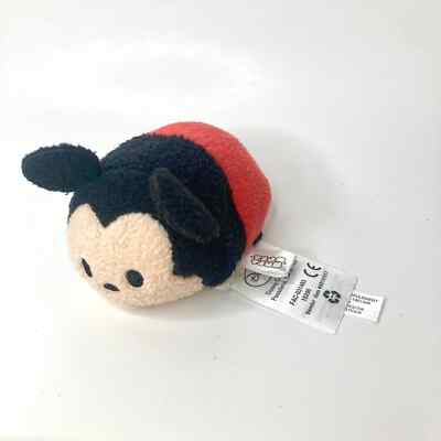 Just Play Disney Tsum Tsum Mickey Mouse Plush Stuffed Animal Red Black Mini 