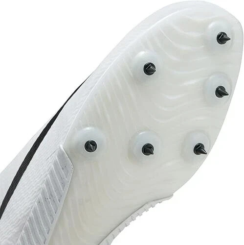 NIKE ZOOM RIVAL SPRINT TRACK SPIKES WHITE AND BLACK DC8753-100 4.5-13 NIB NO LID - Picture 4 of 13