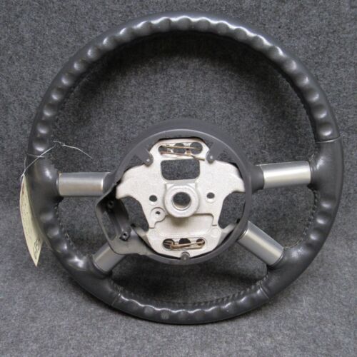 2004 Chrysler PT Cruiser Steering Wheel Dark Slate Leather & Silver OEM 68514 - Picture 8 of 10