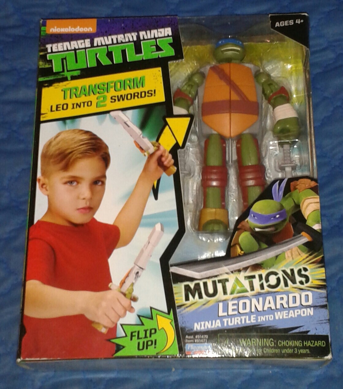 2015 * MUTATE INTO WEAPON LEO LEONARDO (MIB) * TEENAGE MUTANT NINJA TURTLES TMNT