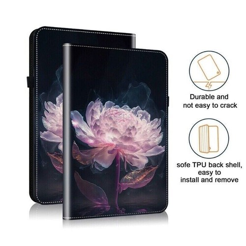 Tiger Flower Tablet Case For iPad 11 10 9 8 7 6 5 Mini 3 4 5 6 7 Pro Air 1 2 - Picture 40 of 61