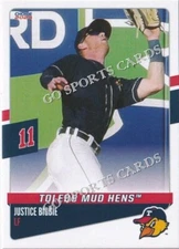 2024 Toledo Mud Hens Justice Bigbie RC Rookie Card Tigers Minor League