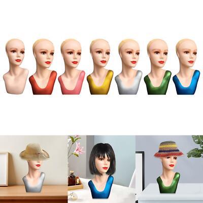 Make-up Frau Glatze Schaufensterpuppe Kopf 21,26 Zoll Langlebige Manikin Perücken Display Ständer