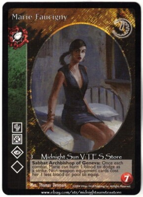 Marie Faucigny Malkavian Antitribu Gehenna V:TES VTES Vampire CCG