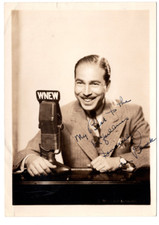Martin Block Signed Photo 1930s / Autographed Early Disc Jockey
