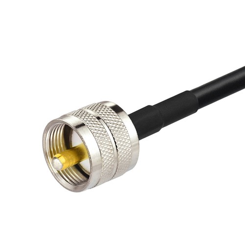 PL-259 UHF to DIN FM/AM Female Adapter Cable RG58 for CB Radio Antenna SWR Meter - Picture 3 of 4